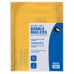 Bubble Mailers #4 9.5"x13.5" 2PK