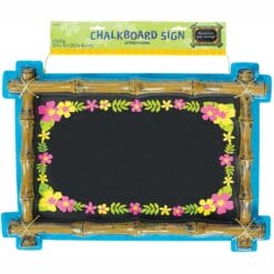 Luau Tiki Chalkboard Drink Sign, 13-1/2" x 19"