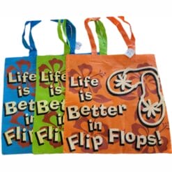Life Is Better in Flipflops Beach Bag