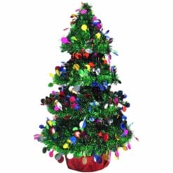 Christmas Tree 3D Tinsel 14"