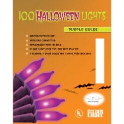 Halloween String Lights Purple 100CT