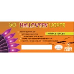 Halloween String Lights Purple 50CT