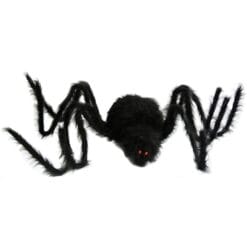 Spider Black Furry 80in