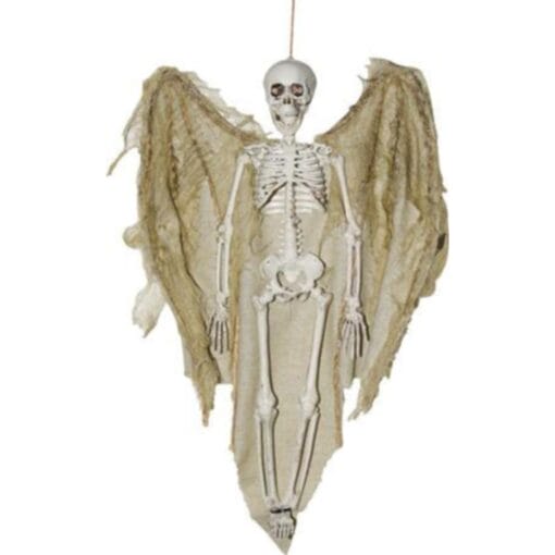 Skeleton W/Wings Hanging 16&Quot;