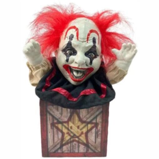 Clown-In-The-Box Animated Tabletop 10.5&Quot;