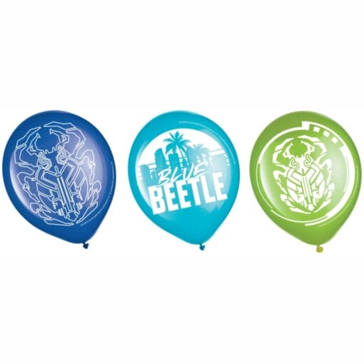 Blue Beetle Latex Balloons 12&Quot; 6Ct