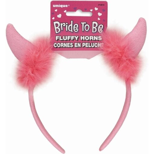 Bride-To-Be Furry Horns