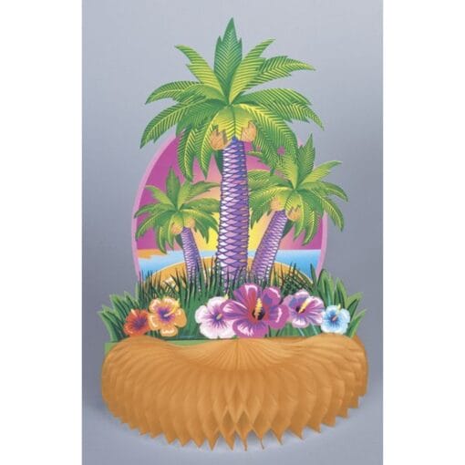 Tropical Island Honycomb Centerpiece