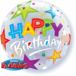 22" BBL Bday Brilliant Stars Balloon