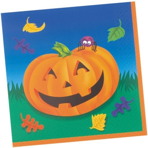 Pumpkin Steps Napkins Lunch 16Ct