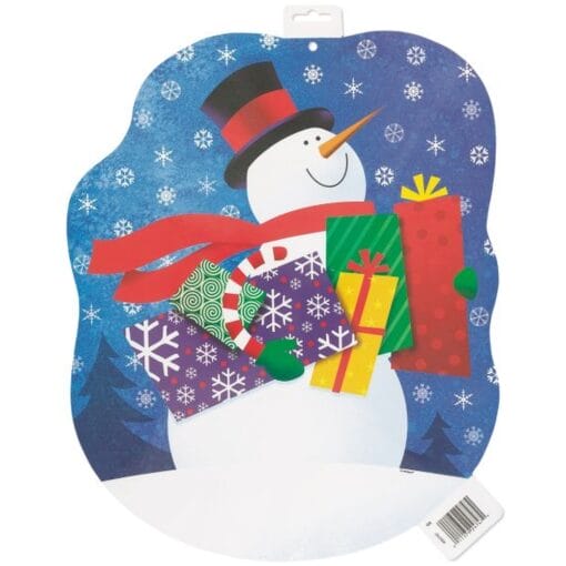 Snowman Gifts Cutout