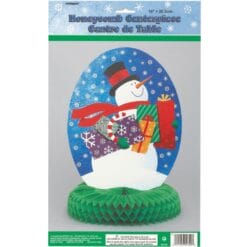 Snowman Gifts Hnycmb CNTRP 14"