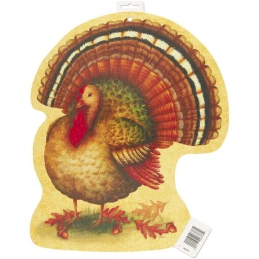 Festive Turkey Cutout 2 Sided