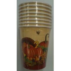 Country Harvest Cups Hot/Cold 9oz 8CT