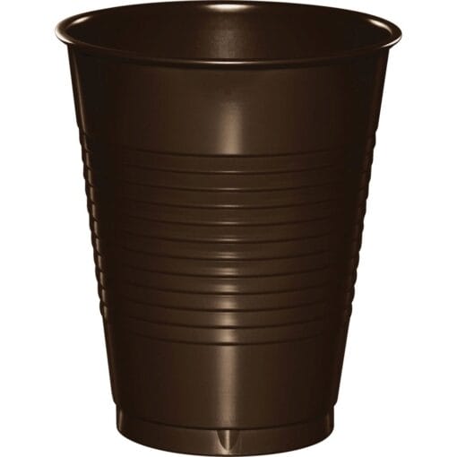 C Brown Cups Plastic 16Oz 20Ct