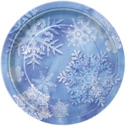 Snowflake Plates 7" 8CT