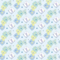 Baby Blue Stitching Giftwrap 30"x5'