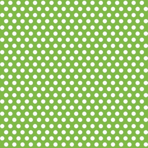 Lime Green Dot Giftwrap 30&Quot;X5Ft
