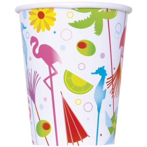 Summer Cocktail Cups Hot/Cold 9Oz 8Ct