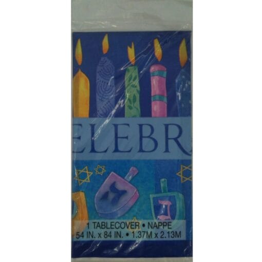 Hanukkah Celebrate Tablecover Pl 54X84