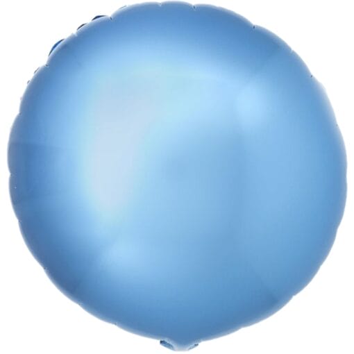 18&Quot; Rnd Chrome Blue Foil Balloon