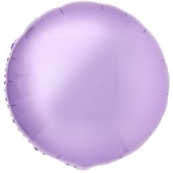 18" RND Chrome Purple Foil Balloon