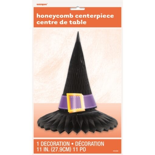 Witch Hat Honeycomb Centerpiece 11&Quot;H