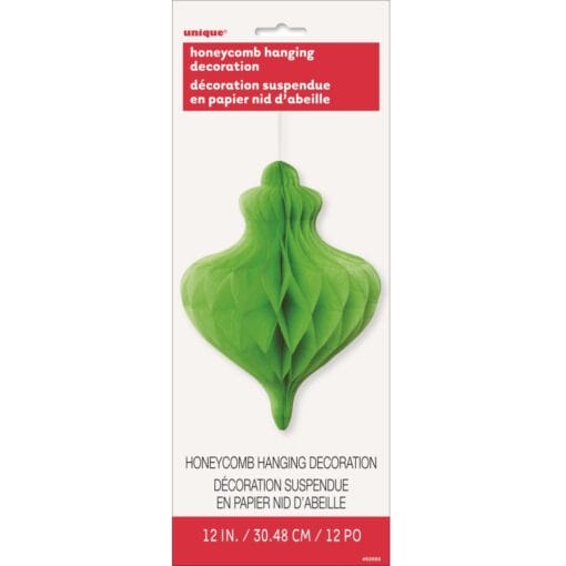 Green Ornament Shape Paper Decor 12&Quot;