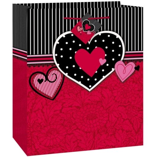 Parisian Hearts Gift Bag Medium