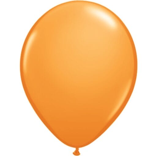 5&Quot; Std Orange Balloon 100Ct