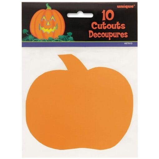 Mini Pumpkin Cutouts 5&Quot;X4.5&Quot; 10Ct