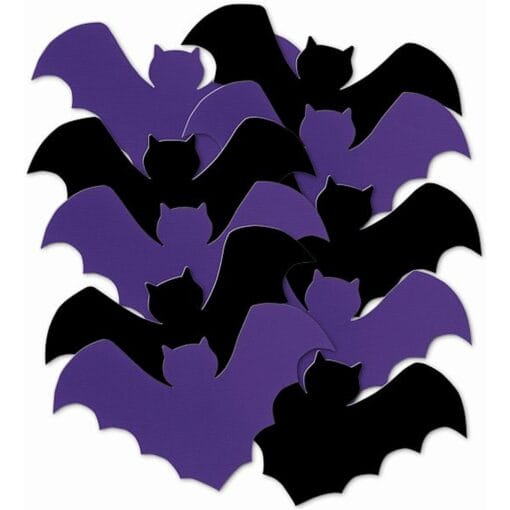 Mini Bat Cutouts 10Ct
