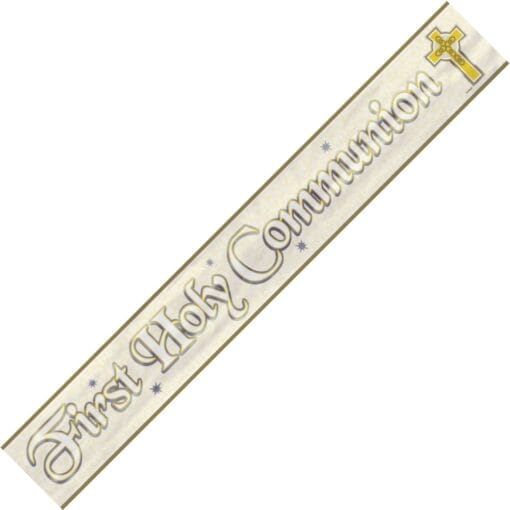 First Communion Foil Banner 12Ft