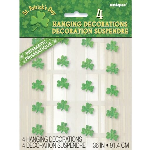 Shamrock Prism Hanging Decor 36&Quot;L 4Ct