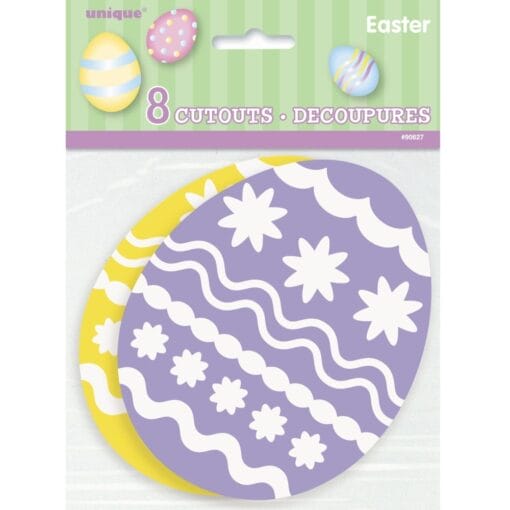 Easter Egg Mini Cutouts 10Ct