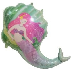34" SHP Shell Mermaid Balloon