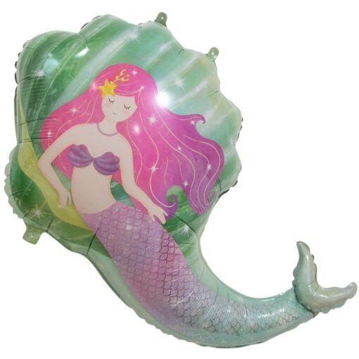 34&Quot; Shp Shell Mermaid Balloon