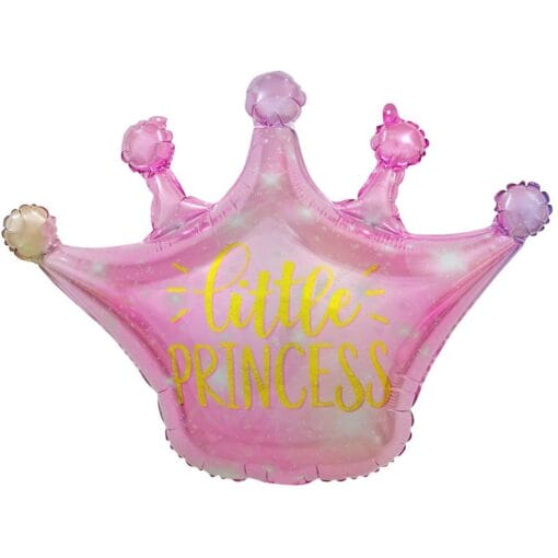 30&Quot; Shp Little Princess Crown Balloon