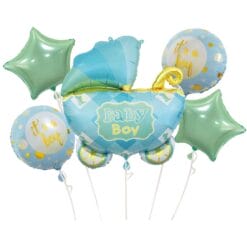 BQT Baby Boy Balloons 5PCS