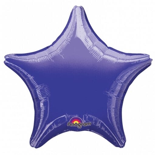 18&Quot; Str Purple Foil Balloon