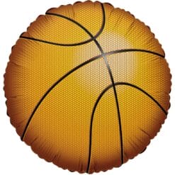 18" RND Basketball Balloon