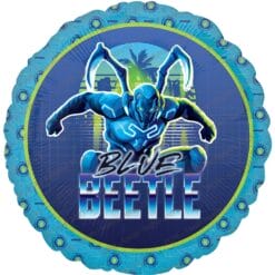 17" RND Blue Beetle Mylar Balloon