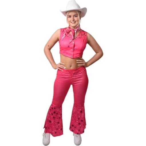 Pink Doll 80'S Western Outfit Costume