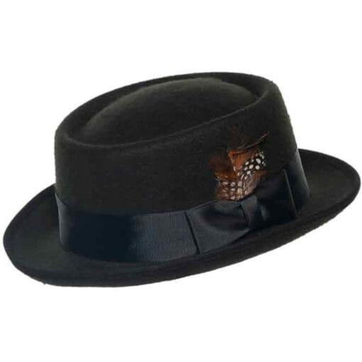 Porkpie Hat Black