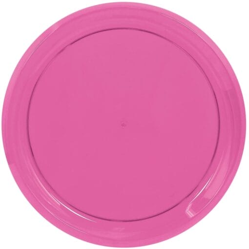 Platter 16&Quot; Plastic Bright Pink