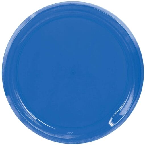 Platter 16&Quot; Plastic Bright Royal Blue