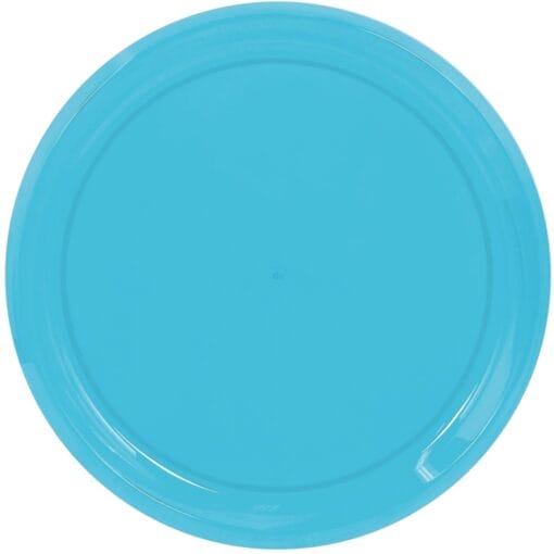 Platter 16&Quot; Plastic Caribbean Blue