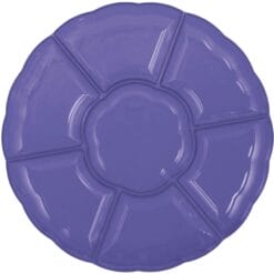Tray 16" Compartment Plastic Chip N Dip Purple