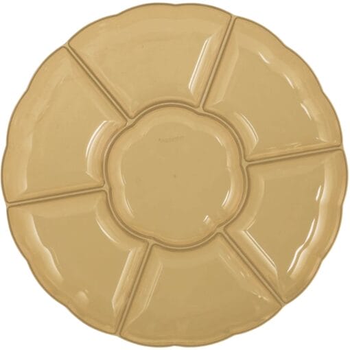 Tray 16&Quot; Compartment Chip N Dip Gold