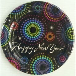 New Year Countdown Plates 7" 8CT